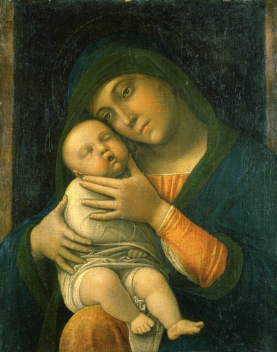 聖母子 作： Andrea Mantegna
